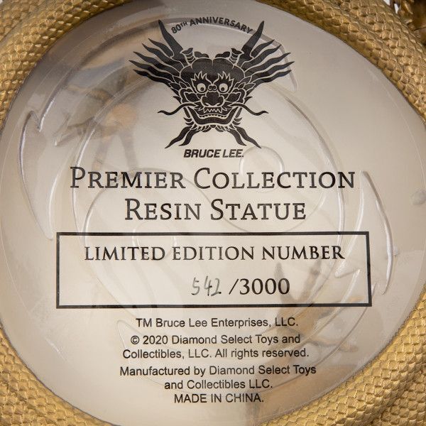 80s ブルース・リー像 Bruce Lee ブロンズ 立体彫刻 記念盾 80s