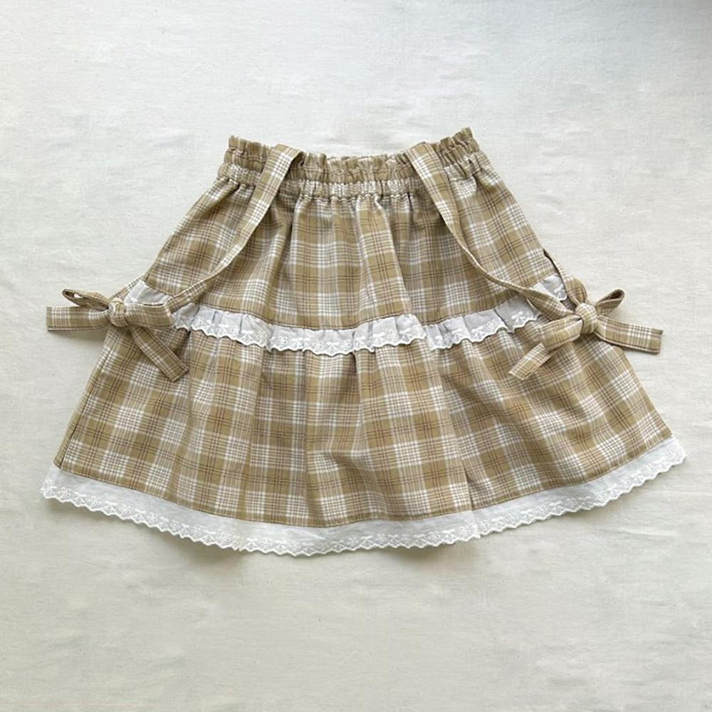 おそろい】マルチWAYチェックスカート / ビスチェ / ジャンパー