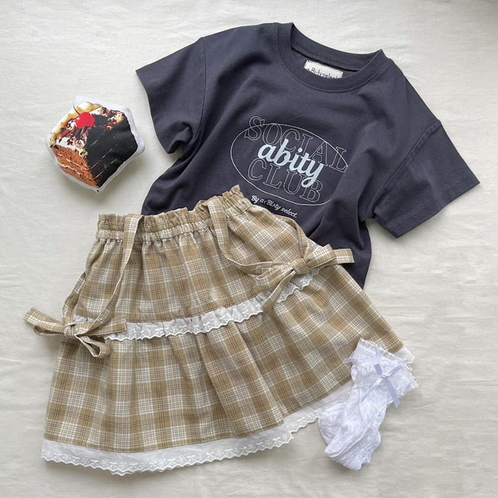 おそろい】マルチWAYチェックスカート / ビスチェ / ジャンパー