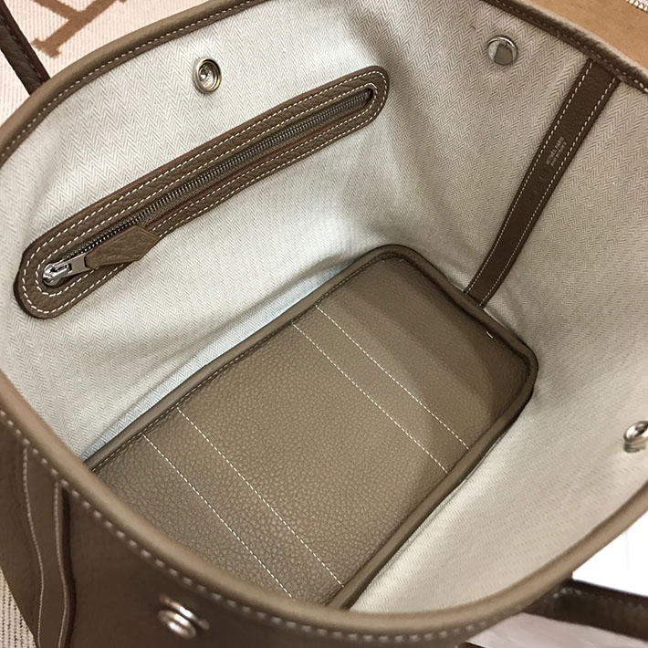 エルメス専門店 HERMES ガーデンパーティ TPM エトゥープ カントリー