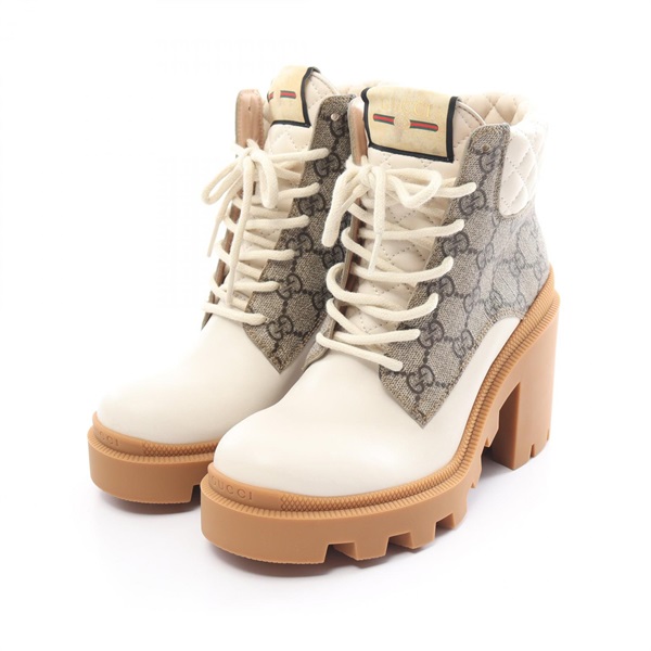 グッチ(GUCCI)グッチ GGスプリーム アンクル ブーツ 靴 レディース