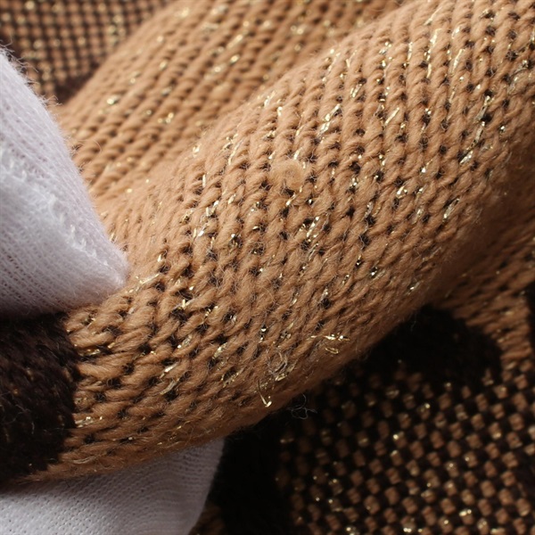 グッチ(GUCCI)グッチ GGウール ラメ ジャカード スカーフ マフラー