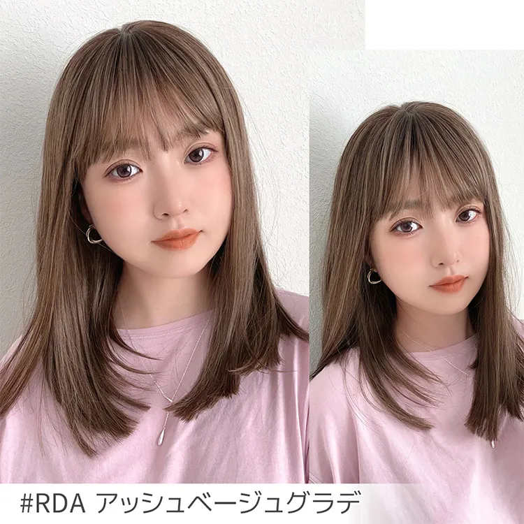 ブラントカットミディ（ミディアムウィッグ）｜ウィッグのことなら
