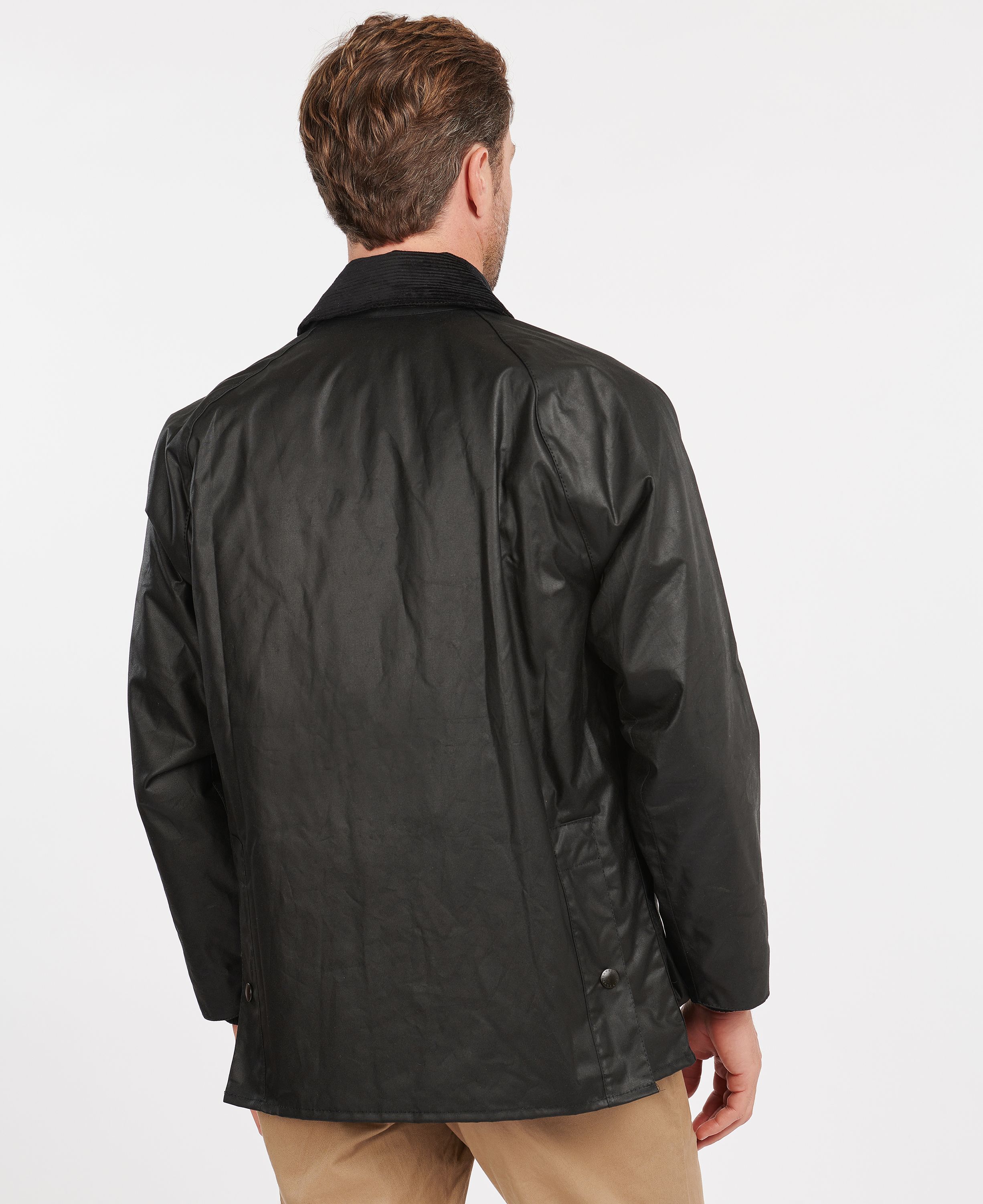 Barbour Bedale Wax Coat - Black. Shop Men's Coats. Premium Denim