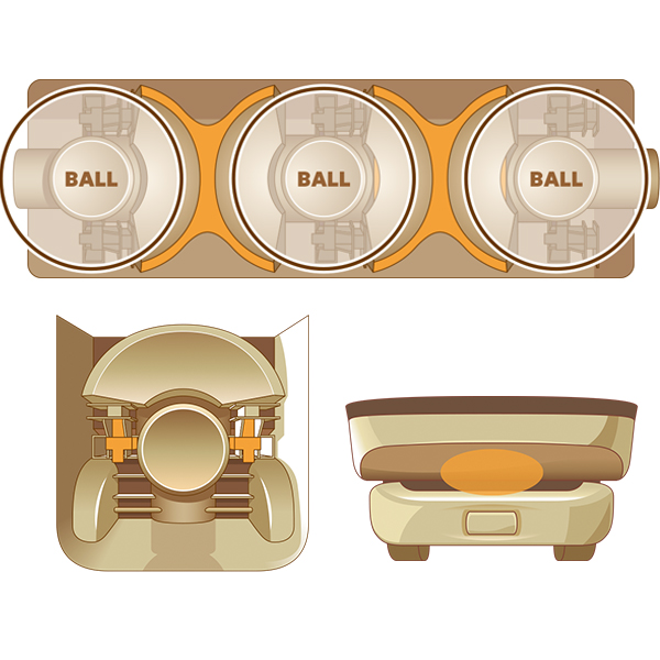 ブランズウィック トリプルローラーバック BB200|ボウリング プロ