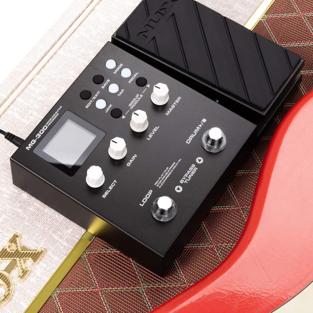 NUx MG-300 Guitar Multi-Effects Processor, Amp Modeling, TSAC-HD