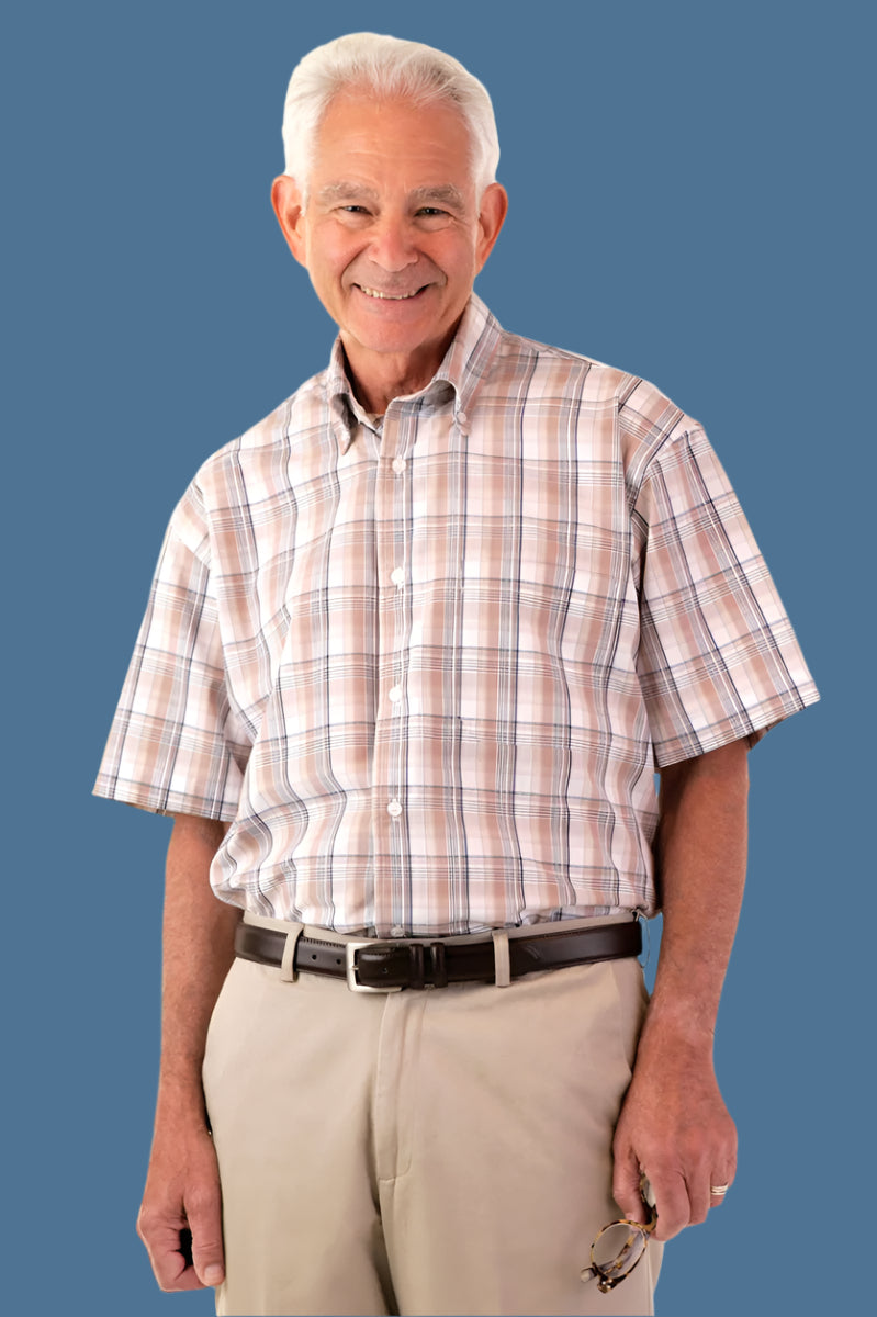 Short Sleeve Sport Shirt With VELCRO® Fasteners – Buck & Buck