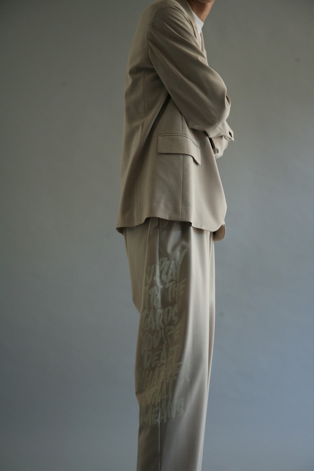 Anachronorm/アナクロノーム | STENCIL TAILORED EASY SLACKS