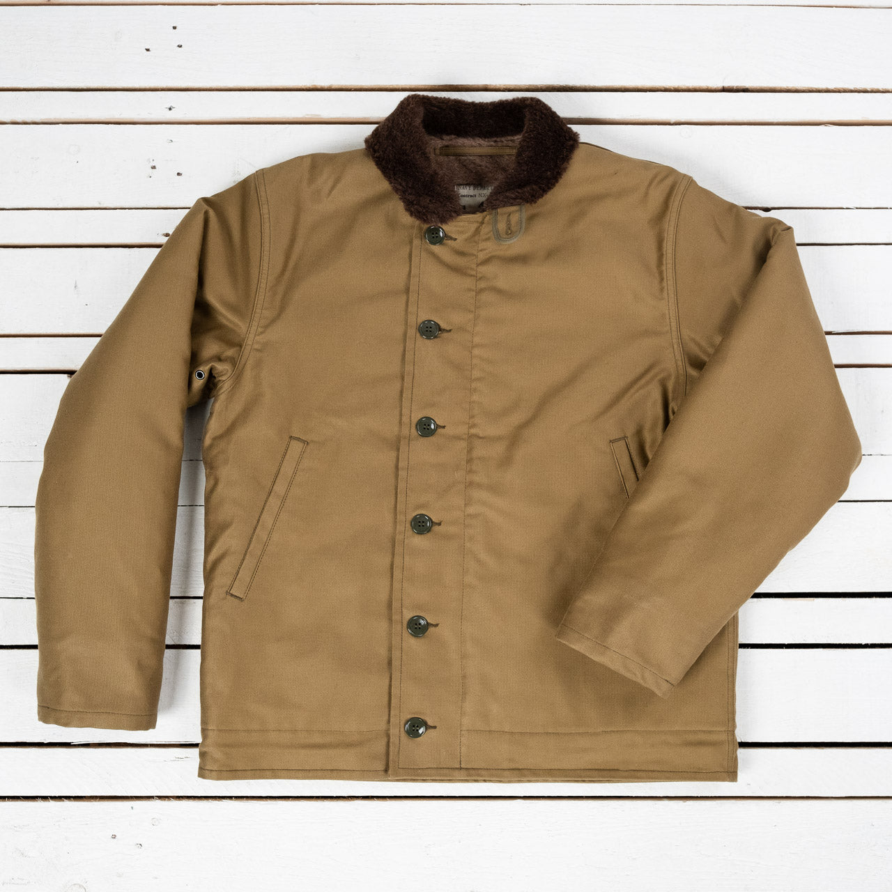 THE REAL McCOY'S N-1 Deck Jacket Khaki