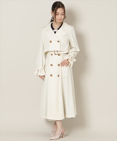 リボンスリーブ3WAYトレンチコート(F ホワイト): WILLSELECTION｜公式