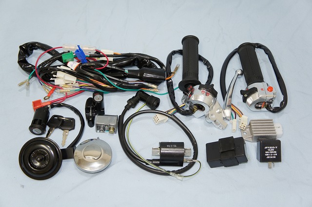 メインハーネス＆電装パーツ キット(モンキー用・ダックス用・シャリー