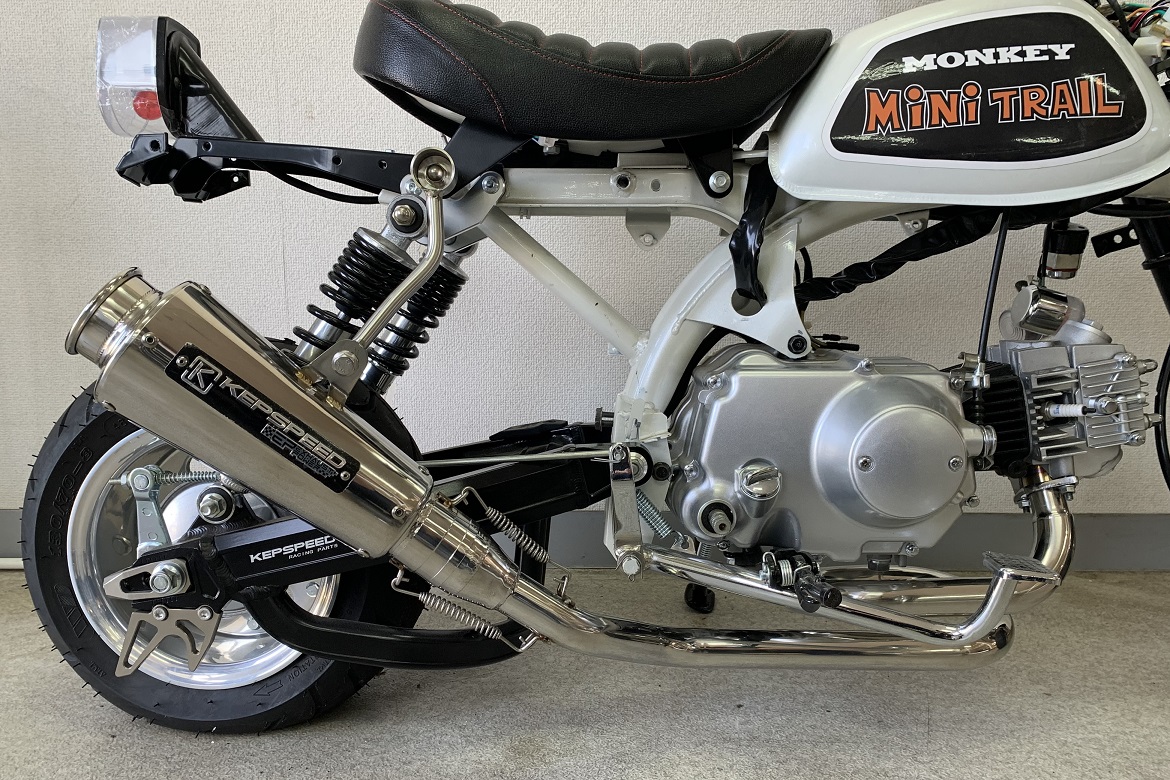 KEPSPEED製 モンキー用 ステンレスマフラー モンキーやダックス