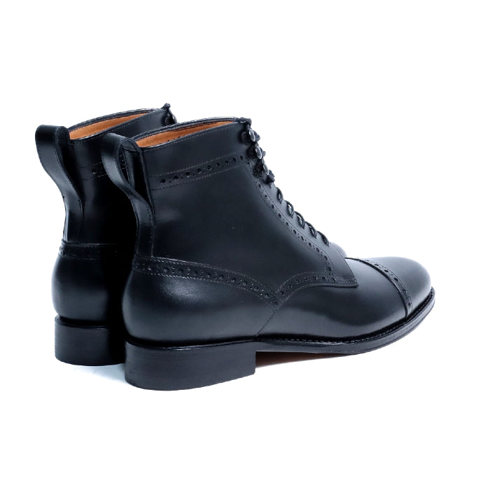 ブーツ | 99008 / BLACK CALF (LEATHER SOLE) - Jalan Sriwijaya