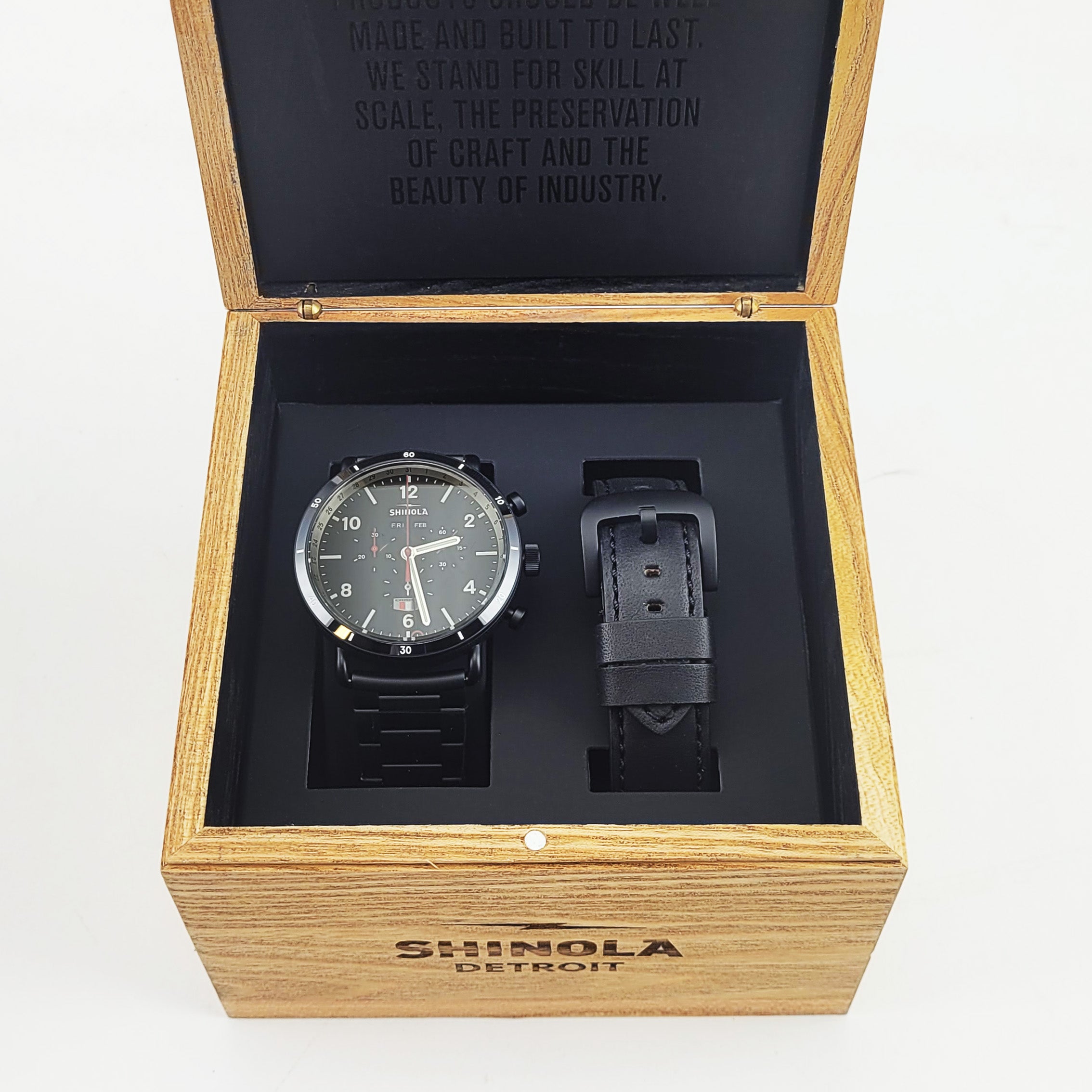 Shinola Detroit Camaro Limited Edition Chronograph Watch – Canfield Sp