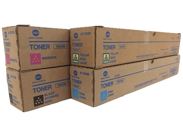 Konica Minolta Bizhub TN319 Complete Toner Cartridge Set | GM Supplies