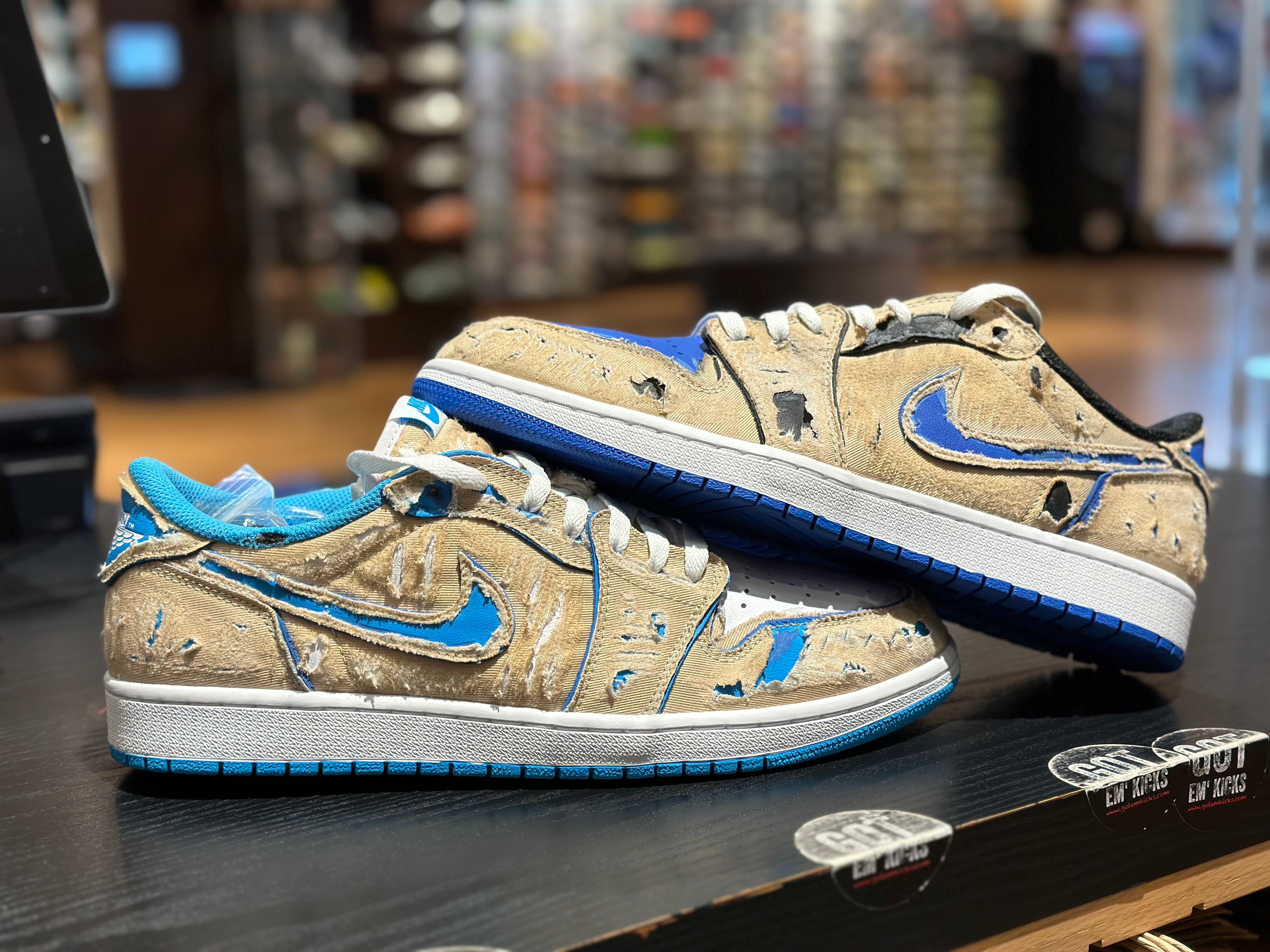 Air Jordan 1 Low SB 'Desert Ore' Lance Mountain customs – GotEmKicks