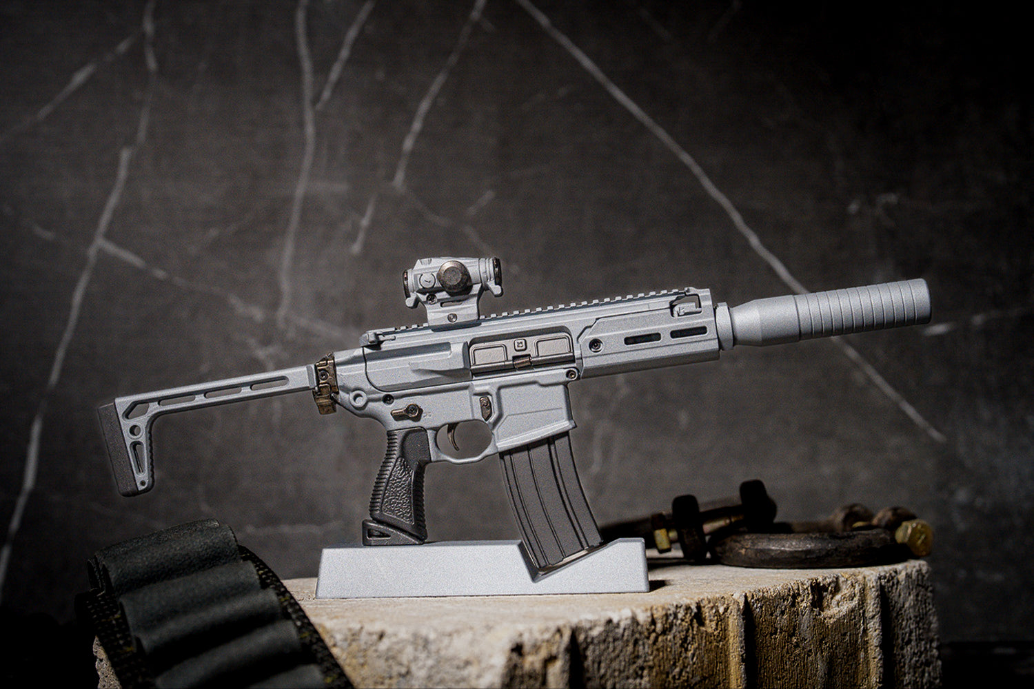 Miniature SIG SAUER MCX® Model - Concrete Grey – GoatGun Models