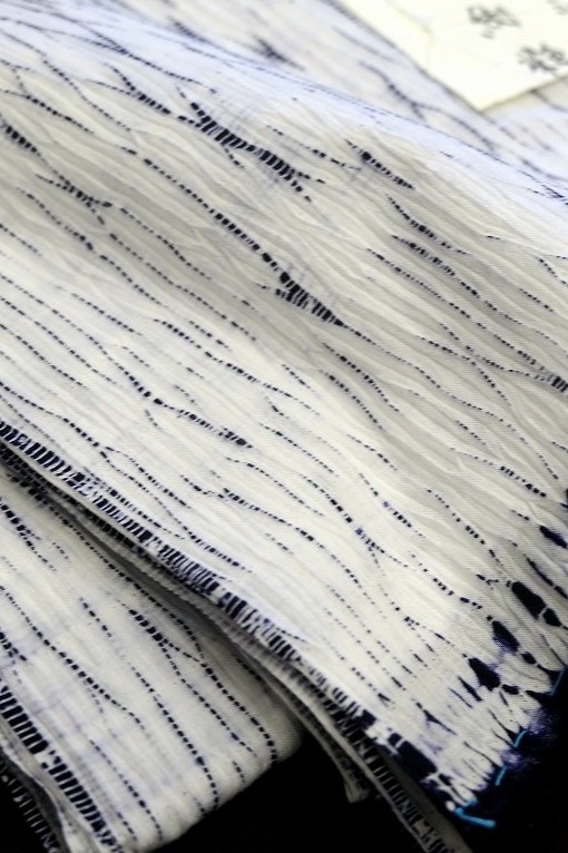 有松絞工藝絞り/杢目竜巻絞り