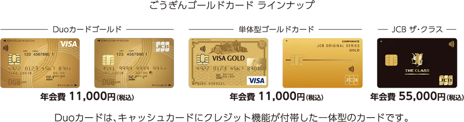 実はおトクなごうぎんゴールドカード｜山陰合同銀行