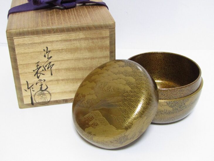 塗師 川瀬表完 作 内梨地 蒔絵 平棗 共箱 茶道具 ｜骨董品買取・和楽器