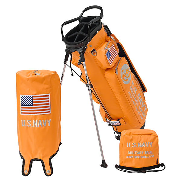 アーミーベースコレクション スタンドバッグ US NAVY オレンジ ABC