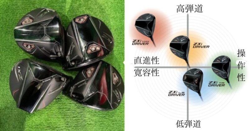 試打評価】スリクソンZXi TRドライバー シャープな形状と操作性の高い