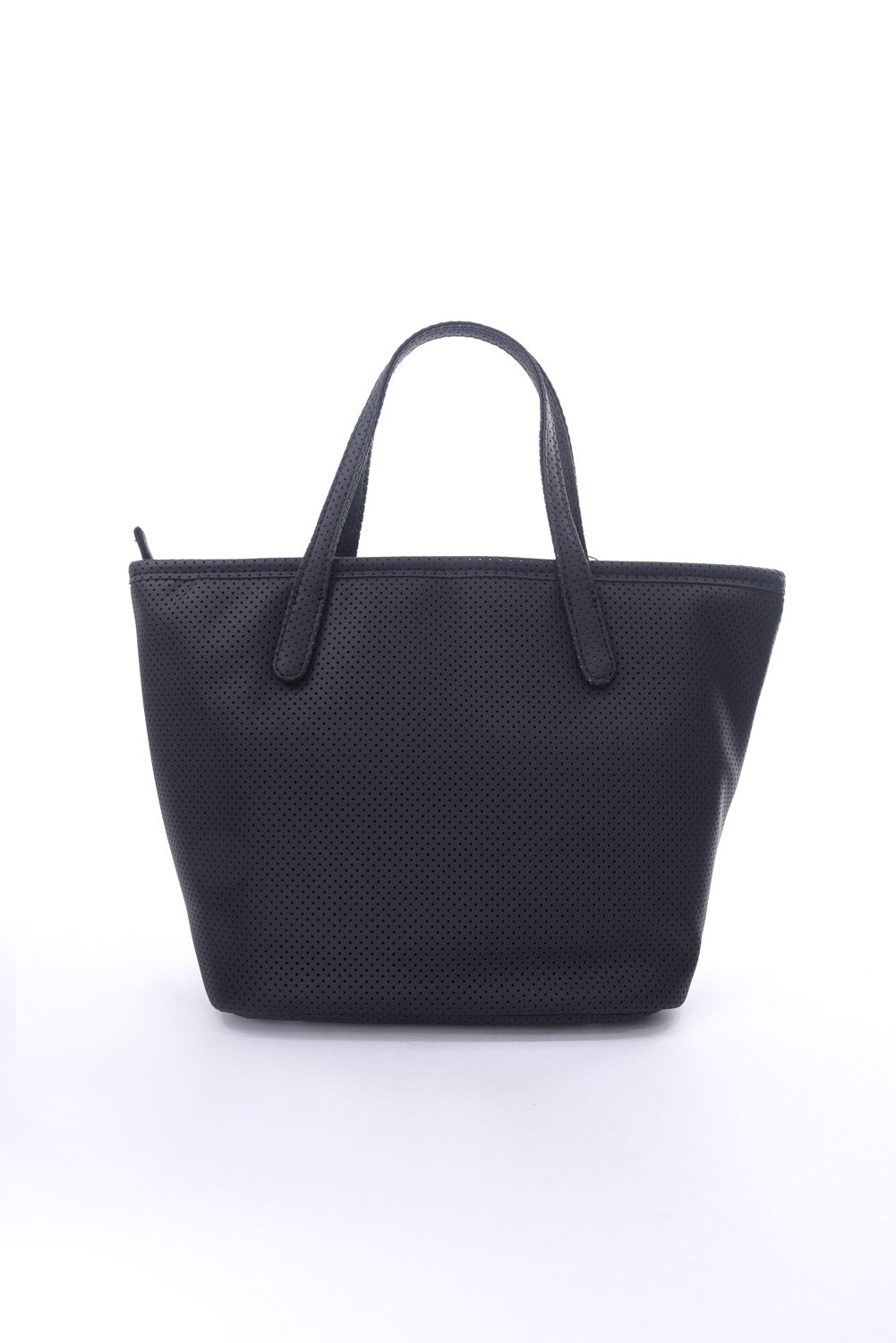 muta - CONTINUA PERFORATED ETHICAL LEATHER MINI TOTE BAG