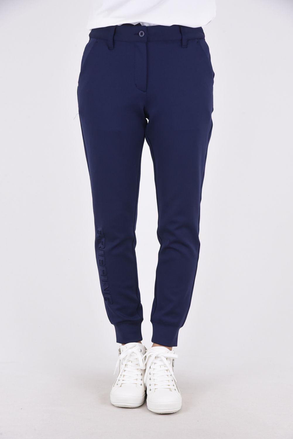 BRIEFING ストレッチロングパンツネイビーM レディース