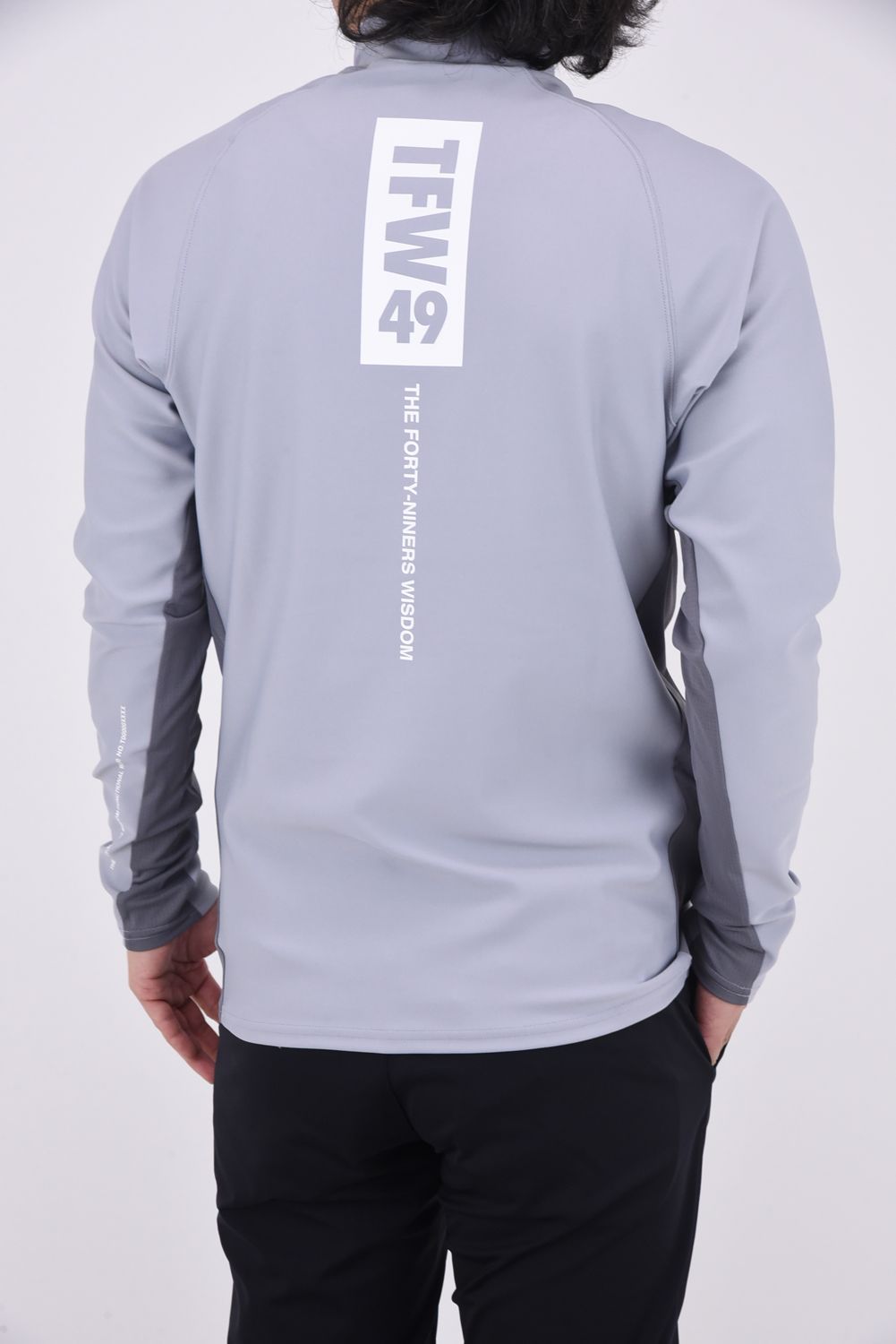 TFW49 - SIDE MESH MOCKNECK L/S T / サイドメッシュ モックネック