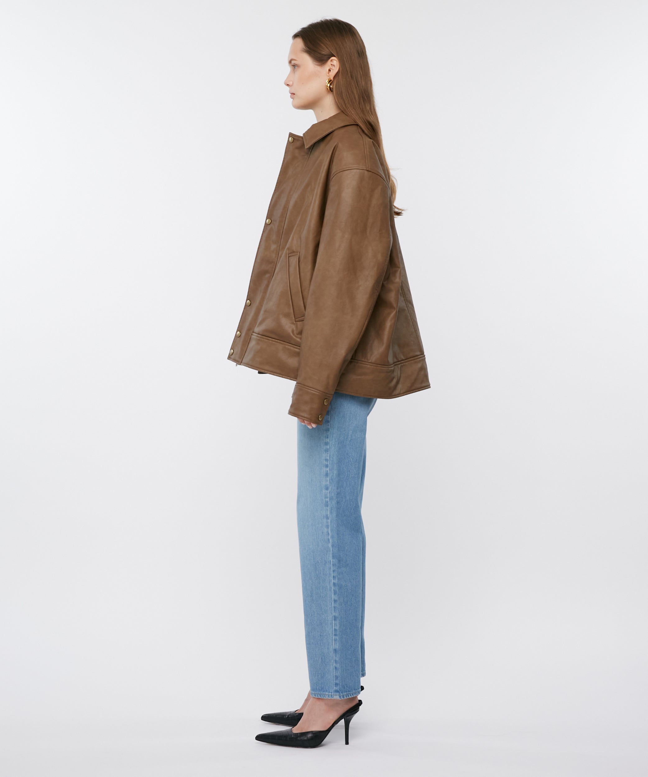 Gisele Leather Blouson | Gajess