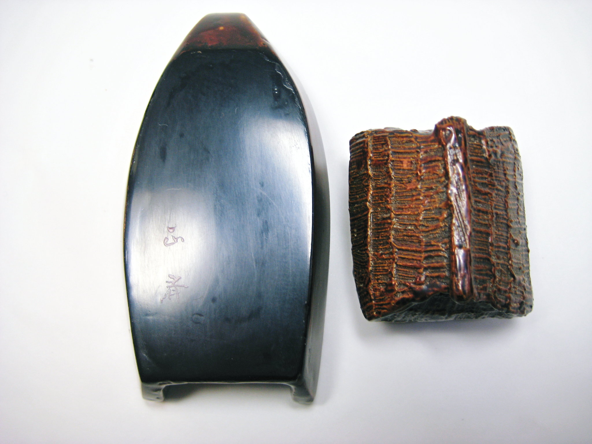 茶道具 香合 乾漆 乾漆香合 苫舟香合 中川正斎作 茶道具・古道具・古