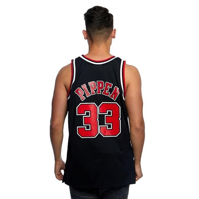 Mitchell & Ness Chicago Bulls #33 Scottie Pippen black Swingman Jersey