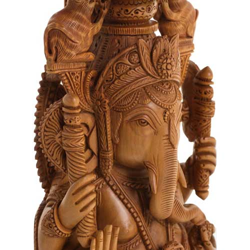 白檀ガネーシャ神像 | ガネーシャ神と開運グッズ