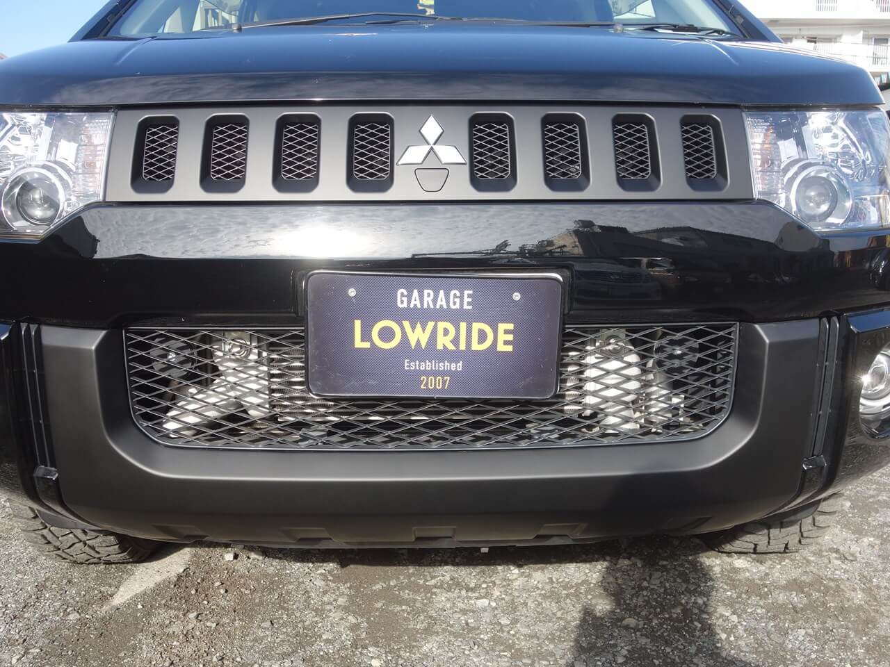 三菱 デリカ フロントグリル、フロントバンパエクステンション等