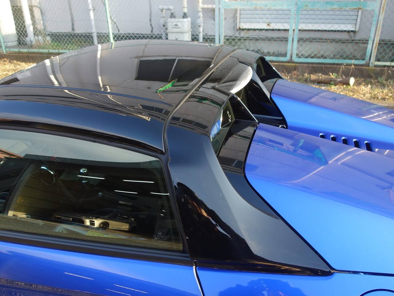 ホンダ S660 リヤバンパロアガーニッシュ ダクト加工、ロールバー