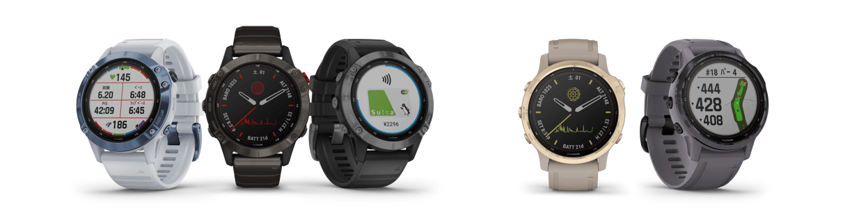 Garminフラッグシップモデル『fenix 6』より、 ソーラー充電機能を搭載