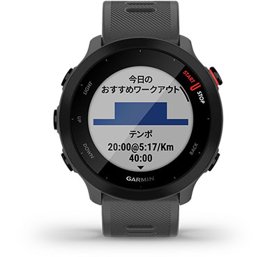 ForeAthlete 55 White | スマートウォッチ | Garmin 日本