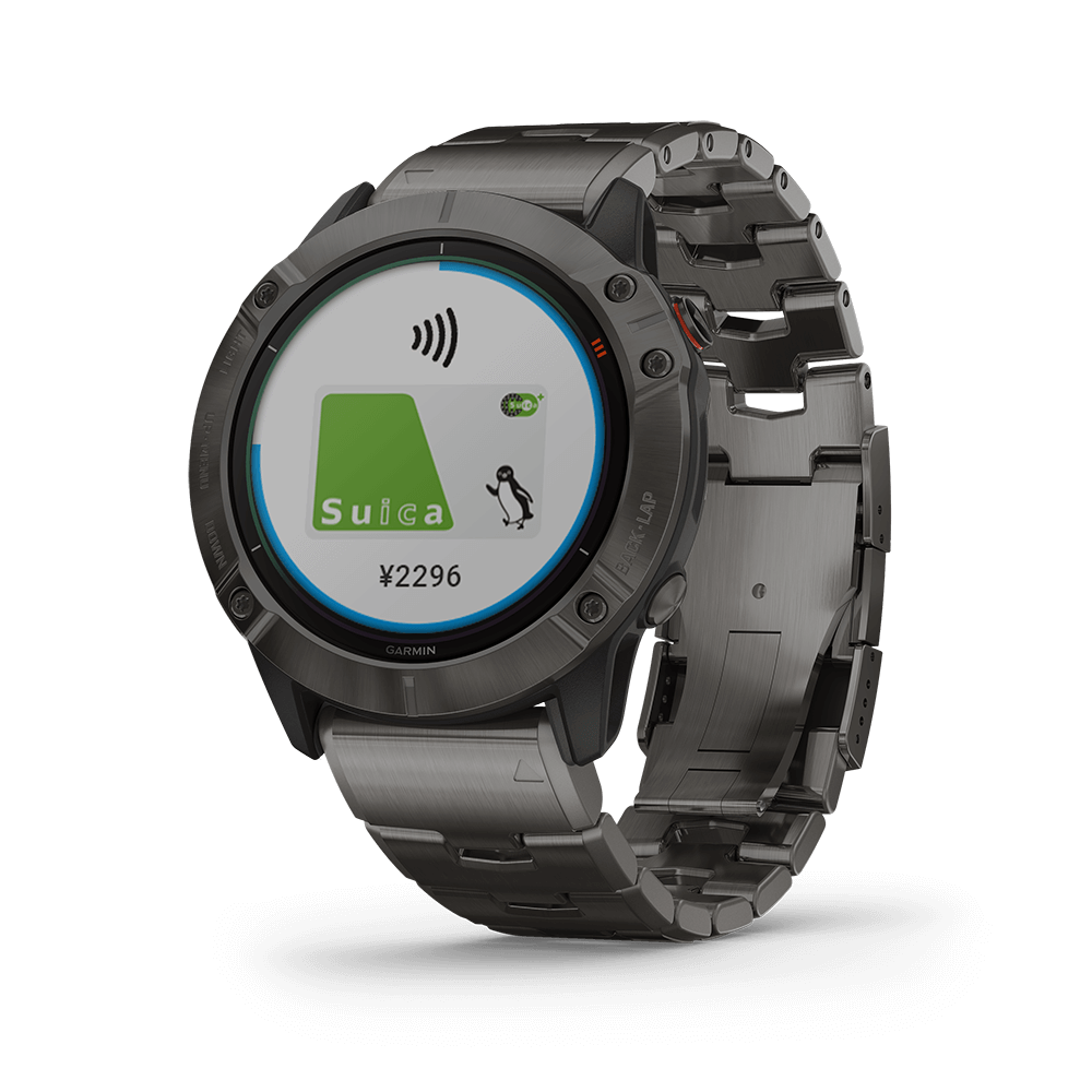fēnix 6X Pro Dual Power Ti Black DLC | スマートウォッチ | Garmin 日本
