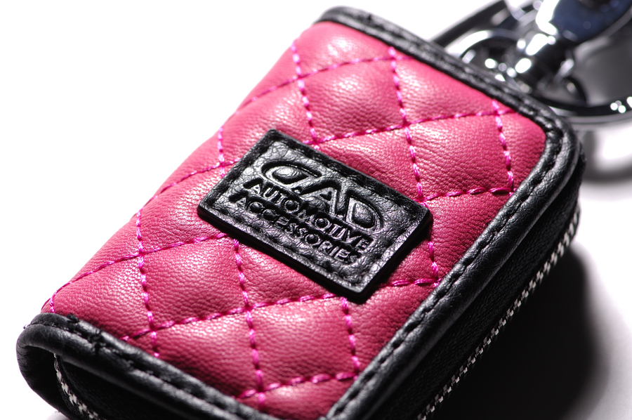 スマートキーケースII タイプ キルティング ピンク【HA591-02