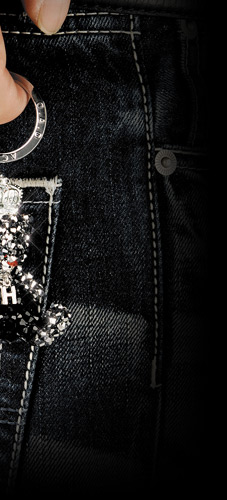 クリスタル ベア キーリング ＆ イニシャル チャーム / ファッション