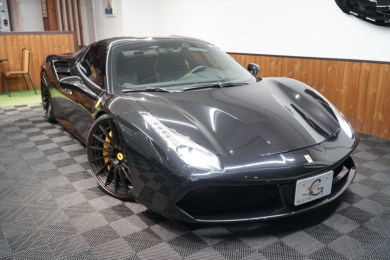 ☆入庫情報☆ 2019年MODEL フェラーリ 488スパイダーの入庫です ネロ