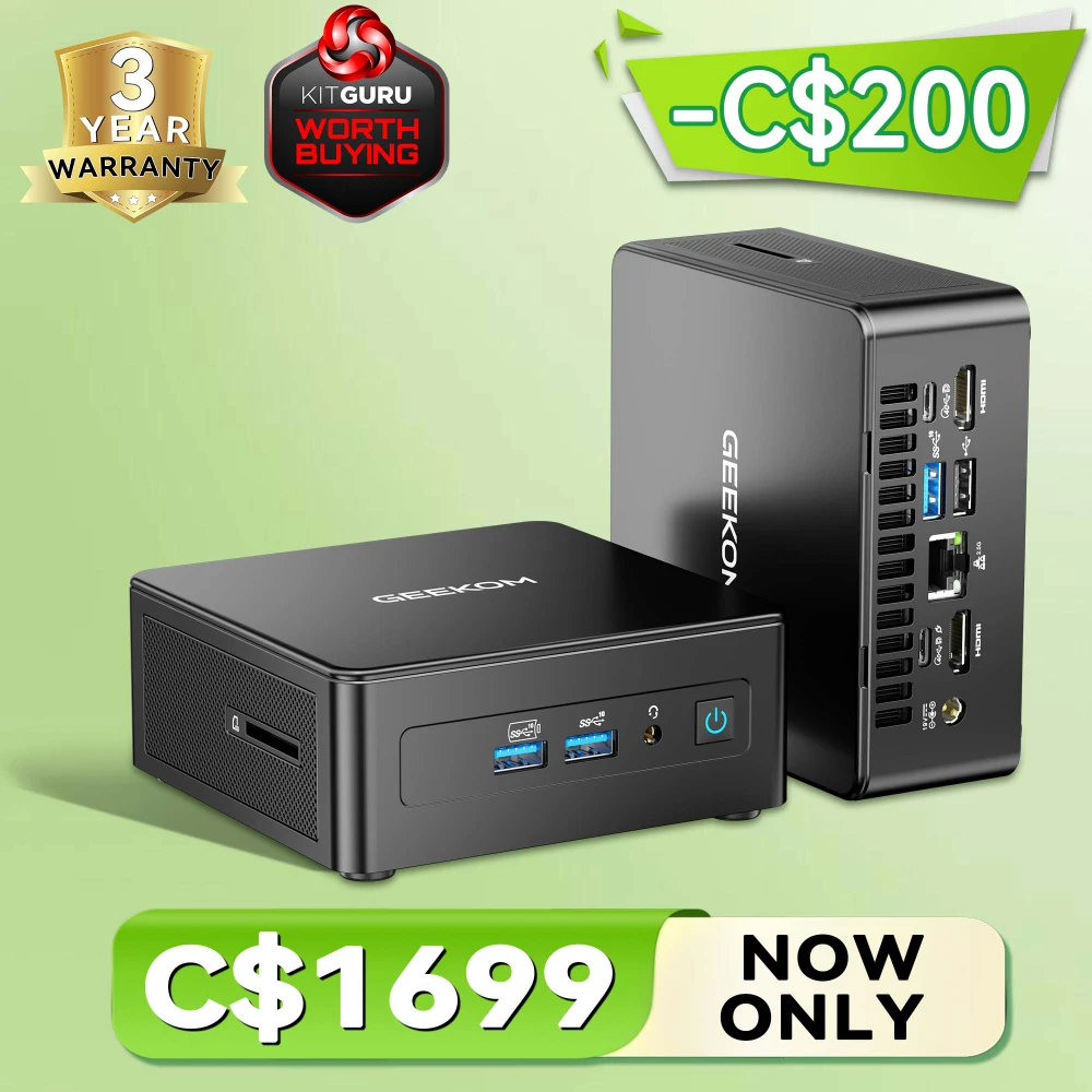 GEEKOM A6 Mini PC with Ryzen 7 6800H | Best Budget Gaming Mini PC