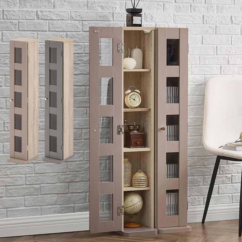 ディスプレイラック キャビネット ガラス扉キャビネット おしゃれ