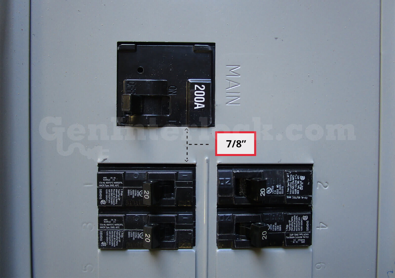 Generator Interlock Kit Siemens 150 and 200 Amp Panels POST March
