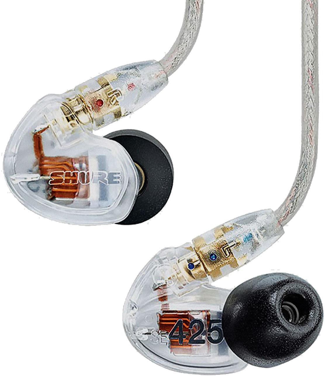 Shure SE425 Dual Driver Sound-Isolating Earphones (Clear). Shure