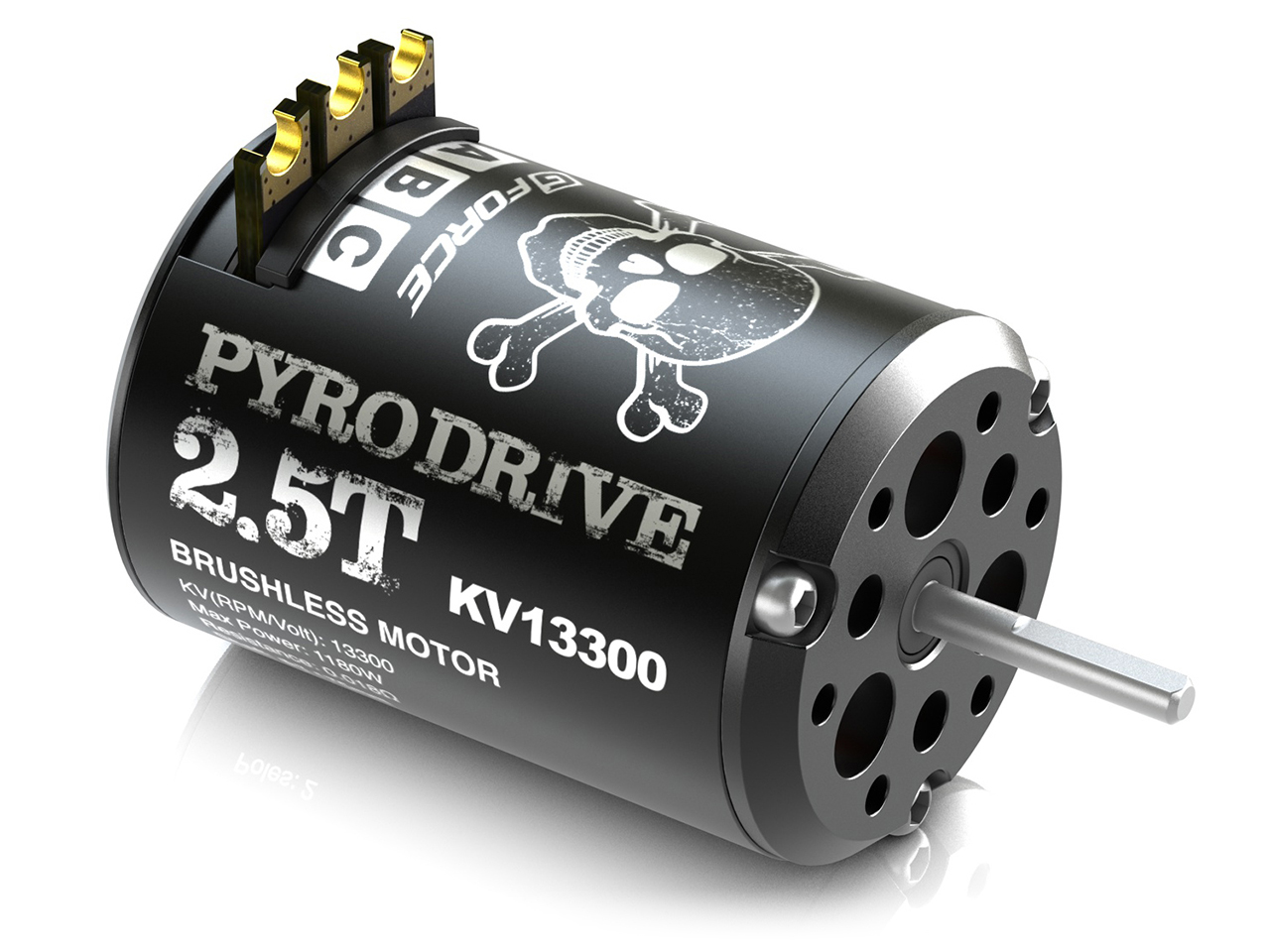 1/10RCカー用 2.5Tブラシレスモーター PYRO DRIVE 2.5T Brushless