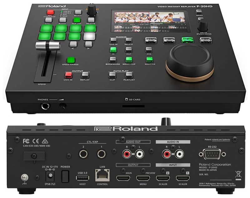 Roland P-20HD Instant Replay