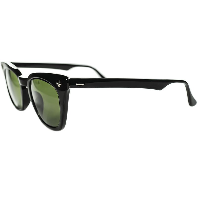 GIG LAMPS 1960s BAUSCH & LOMB B&L CROSS RIVET WELLINGTON BLACK