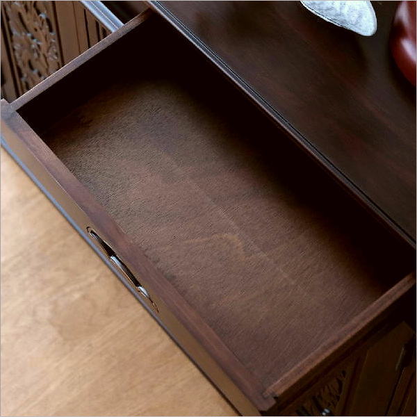 サイドボード アンティーク調 キャビネット リビングボード 木製 扉