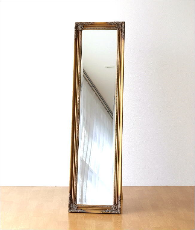 スタンドミラー 全身 アンティーク おしゃれ 鏡 全身鏡 姿見